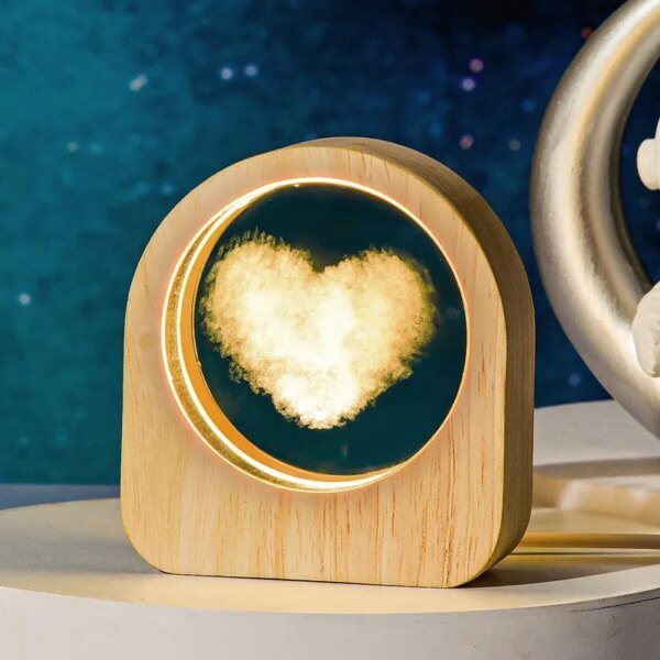 3D Kristallkugel Lampe im neuen Rahmen – Bild 3