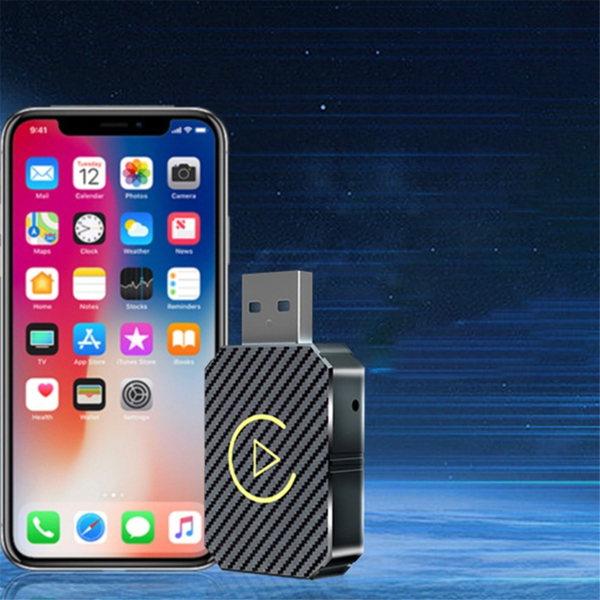 2 in 1 Carplay Box Android Auto Wireless Carplay Konverter Auto Android Smart Box Wireless Adapter Auto Adapter 2 in 1 Carplay Box Android Auto Wireless Carplay Konverter Auto Android Smart Box Wireless Adapter Auto Adapter